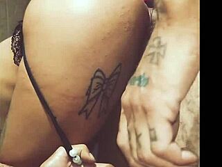 Handcuffed woman gets ass slapped and worshiped in crazy tattooed hardcore sex