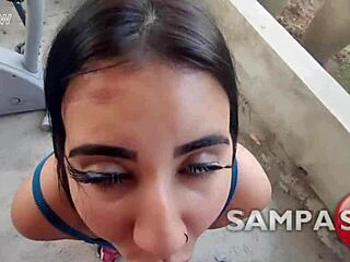 ninfeta natty hot in first menage with anal