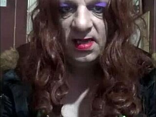 Crossdresser enjoys homemade machine masturbation with shy bisexual amateurs