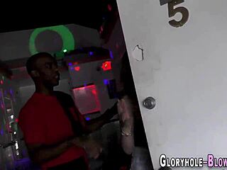 yo babe, check this gloryhole blonde in glasses sucking and banging hard