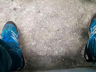 Gay Brasileiro Masturbating Solo in the Woods