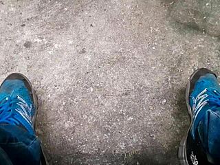 Gay Brasileiro Masturbating Solo in the Woods