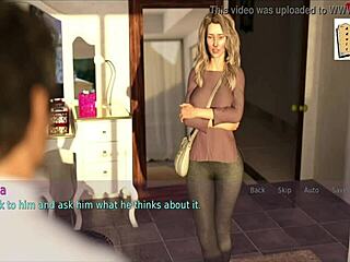 Wife and Stepmother Engage in Erotic Acts