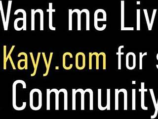 I love how babe Kayy sucks me hard and gets cum on tits