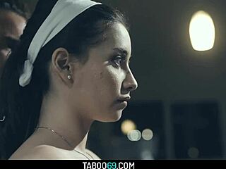 Aria Lee, the hot housewife, deepthroats and gets fucked hard