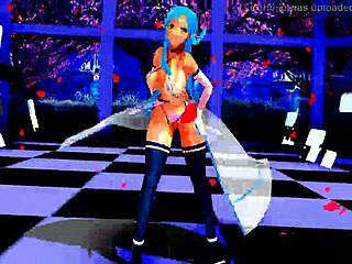 Half-Naked Girl Dancing