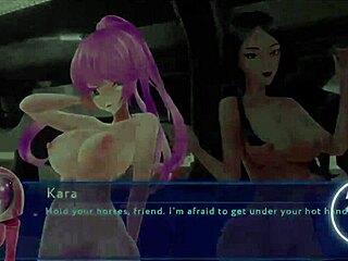 among the sexy waifus in this hentai cartoon adventure