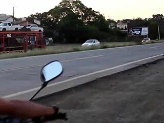 Wow, check out those big tits in a voyeur creampie scene!