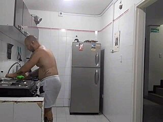 i surprise my wife by cleaning the house, and she rewards me with her big ass for a good fuck.