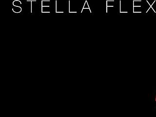 Stella flex welcomes anal fucking with toys and blowjob