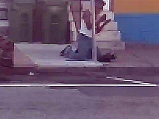 The strip club orgy unfolds with ripped clothes