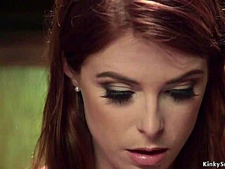 blonde lezdom disciplines redhead in submission play