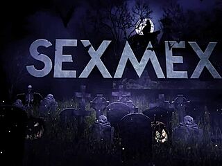 Halloween special with sexy blonde emily thorne showing big ass and tits