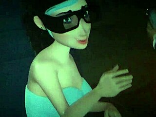 Bianca at the cinema, tasting sticky surprises with her tongue. Check more on XV Red.