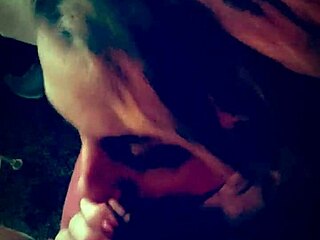 Horny Stepmom Sucks Stepson's Cock!