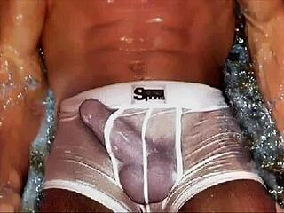 muscle studs going hard, damn, that ass!