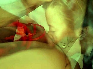 french amateur in satin lingerie bends over for blowjob and doggystyle fucking