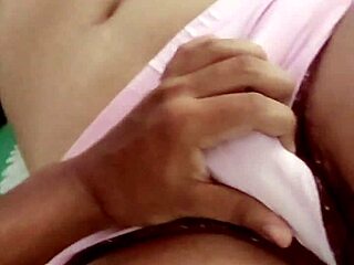 Neighbor Films My Pussy in Panties with Monster Cock