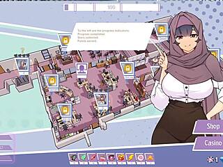 Tsundere milf boss gets her big ass stuck in the elevator