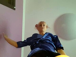 Mistress teases with her sexy Russian feet.