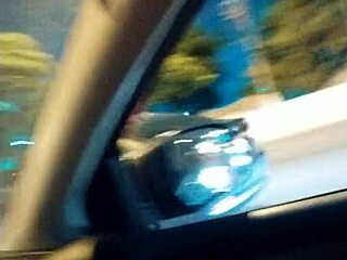 A Brunette Shows Big Tits in São Paulo Traffic.