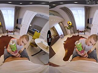 Virtual taboo stepbrother explores new toy