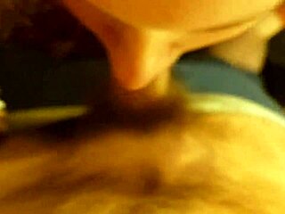 horney wife sucking my dick in the bedroom