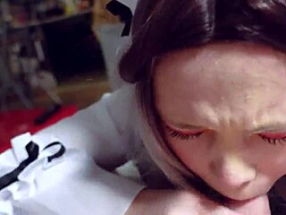 furiyssh-cute maid blowjob with young russian amateurs.