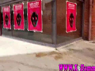 Unexpected Public Trio In Barcelona's Erotic Salon!