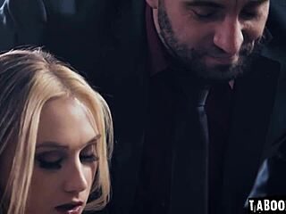 Teacher Gamble and Principal Cooper Dominate Gwen with Rough Classroom Sex