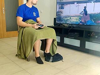 Milf With Big Ass Fucked Me In A Chair When She Caught Me Masturbating