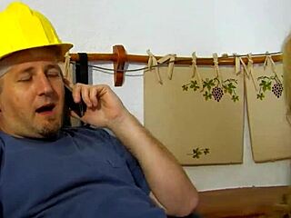 Blonde milf manages double penetration