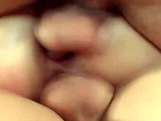 Two Buff Dadies Share Brunette's Pussy In Threesome!