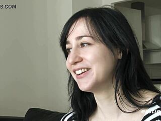 Brooklyn Strips Naked to Tease Her Big Natural Tits