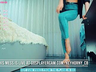 Isn't she hot in her heels?