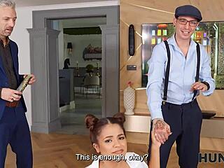 This pretty latina has a pricey shaved pussy in pov.