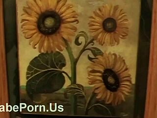 Horny blonde babe gives slutty blowjob to cock