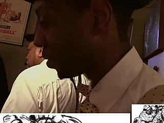 Trío duro hardcore con pornstars ebony negras en doble penetración con creampie