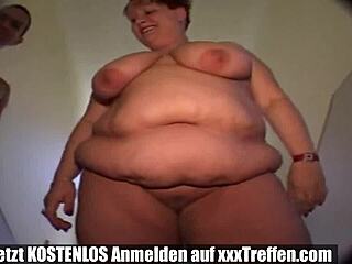 German BBW Amateur Milf Fisted and Anal Fucked