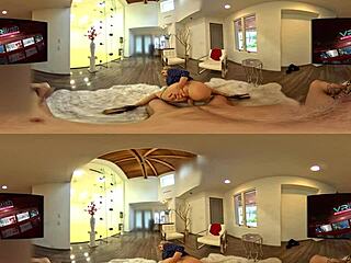 this blonde milf is showin me the way in vr360 with her big ass