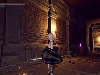 Let's play the knight girl and dungeons part 1 with asian shaved pussy