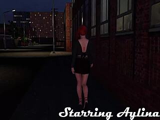 Petite Redhead Gets Rough Interracial Creampie