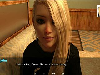 Anna Takes John's Cock While Working!