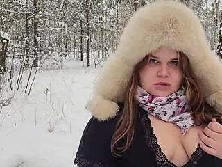 Taxi driver creampies big ass girl in deep woods