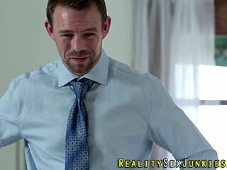 I watched this pierced teen pornstar get railed by monster cock and creampied