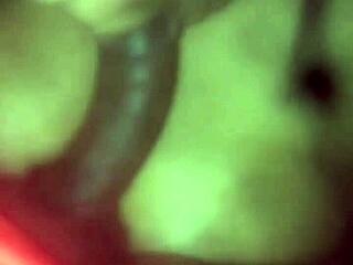 that slut gives a sloppy blowjob to big black cock