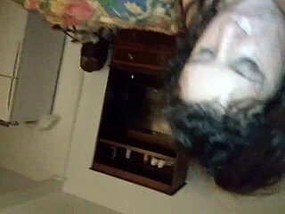 White slut gives bbc blowjob and cumshot