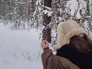 Taxi driver creampies big ass girl in deep woods