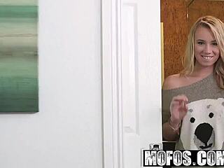 cute bailey brooke in stockings gets railed hard