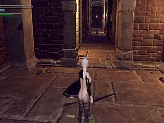 Let's play the knight girl and dungeons part 1 with asian shaved pussy